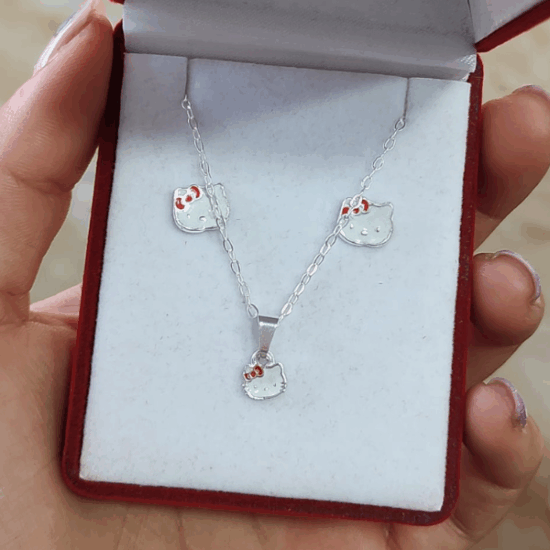 Conjunto de Plata Kitty