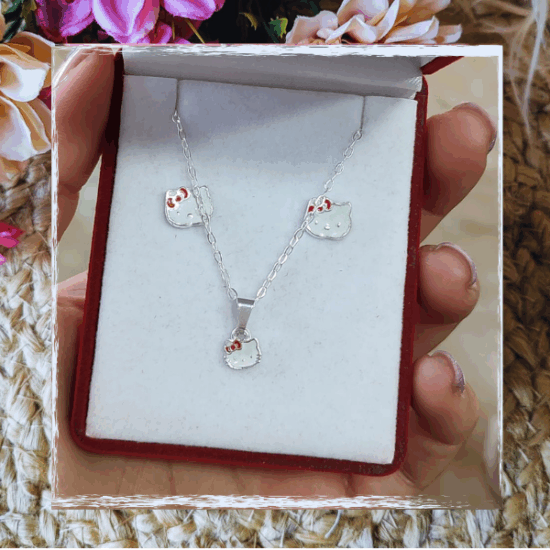 Conjunto de Plata Kitty
