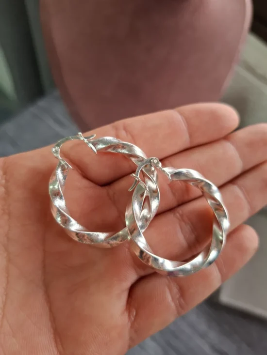 Aros de plata
