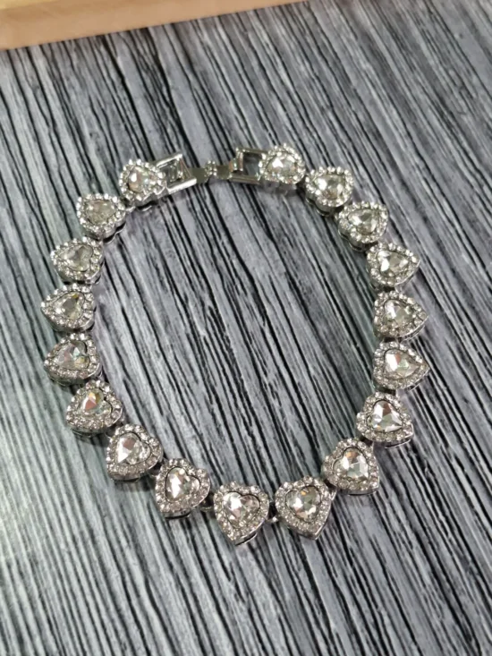 Pulsera de acero blanco